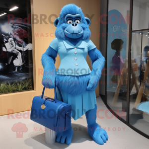 Blue Gorilla mascotte...
