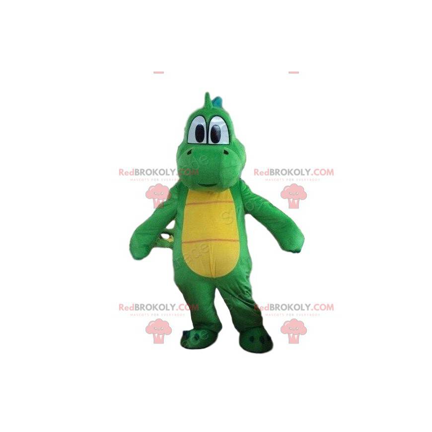 Mascot Yoshi, the famous dinosaur from the Super Mario video