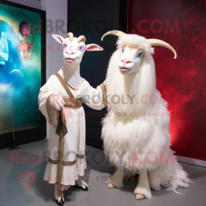 White Angora Goat mascotte...