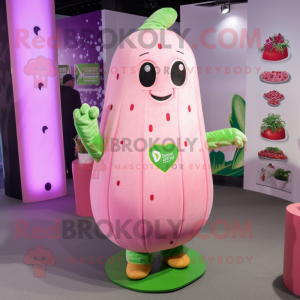Pink Cucumber mascotte...