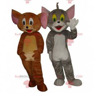 Tom and Jerry mascots, the famous cartoon animals -