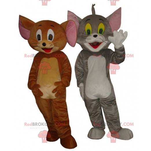 Tom en Jerry mascottes, de beroemde tekenfilm dieren -