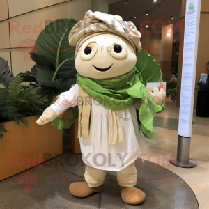 Tan Cabbage Leaf mascotte...