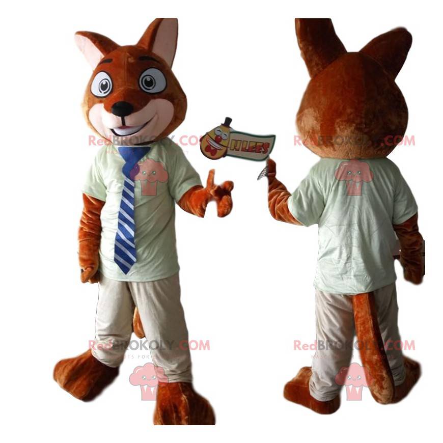 Mascotte de Nick Wilde, célèbre renard dans Zootopie -