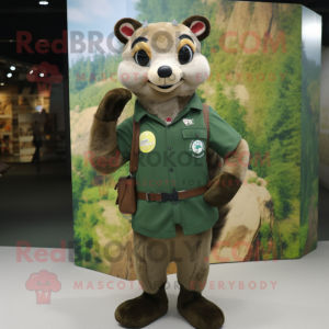 Olive Marten maskot kostume...