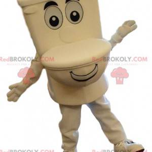 Giant toilet mascot, toilet costume, small corner -