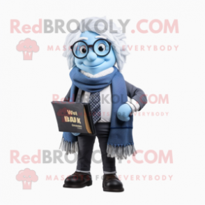 nan Attorney mascot costume character dressed with a Vest and Scarves