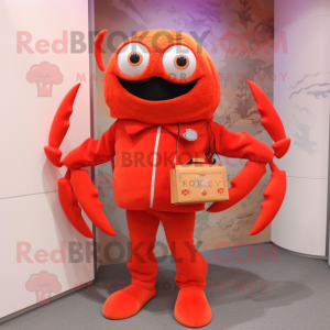  Crab maskot kostym...