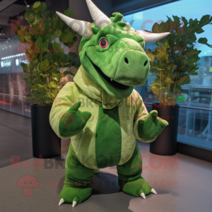 Grüne Triceratops...