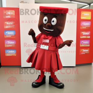 Red Chocolate Bar maskot...