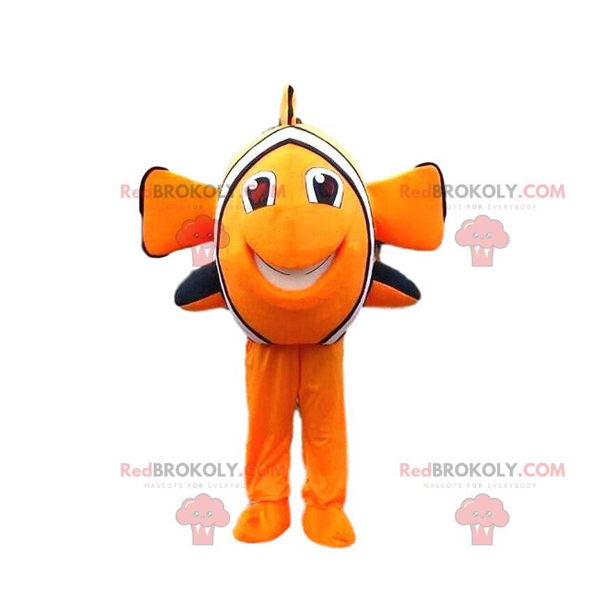 Mascote Nemo, o famoso peixe-palhaço dos desenhos animados -
