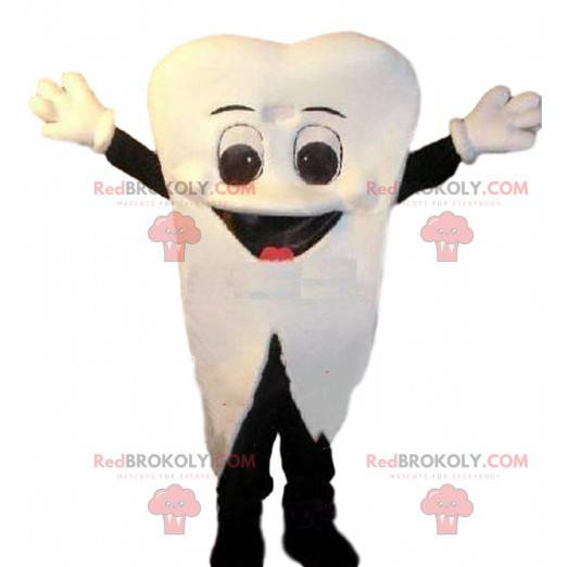 Giant white tooth mascot, tooth costume - Redbrokoly.com