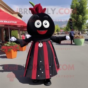 Black Cherry maskot kostyme...