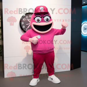 Roze polshorloge mascotte...