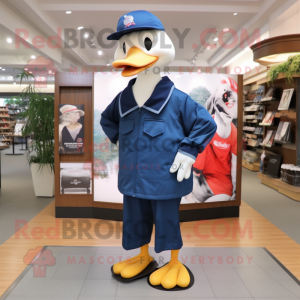 Navy Geese maskot...