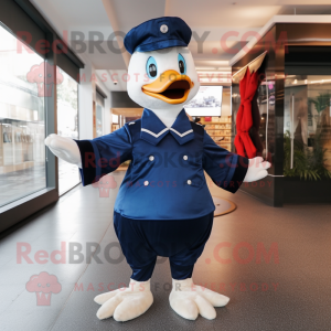 Navy Geese maskot kostume...