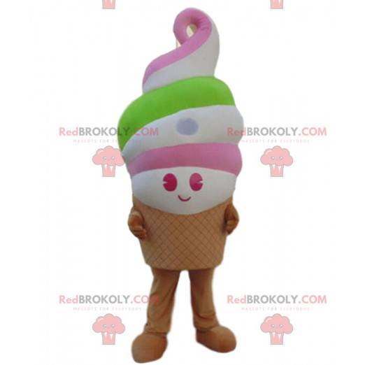 Giant ice cream mascot, ice cream cone, glacier costume -