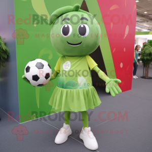 Olive Soccer Ball maskot...