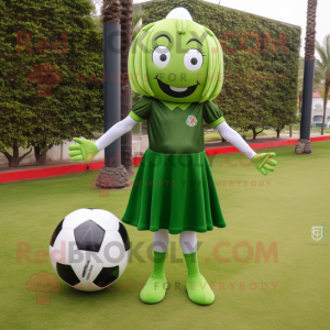 Olive Soccer Ball mascotte...
