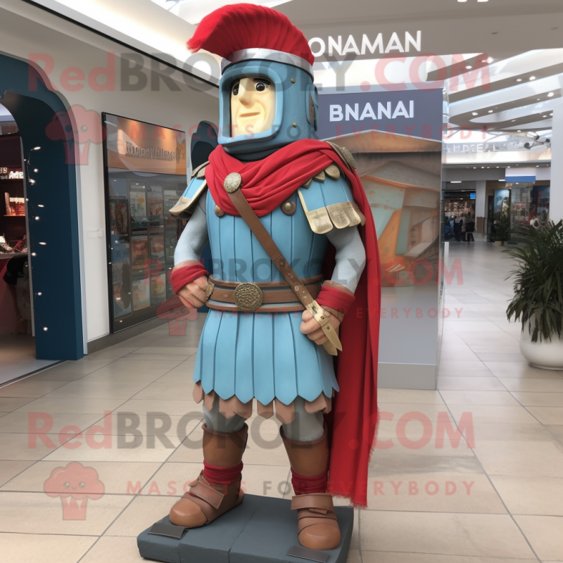 nan Roman Soldier mascot costume character dressed with a Bootcut Jeans and Necklaces nan Roman Soldier mascot costume character dressed with a Bootcut Jeans and Necklaces
