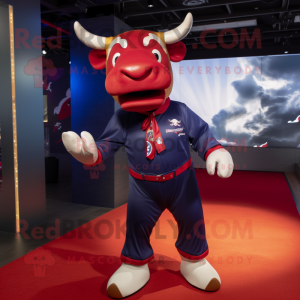 Red Bull maskot drakt figur...