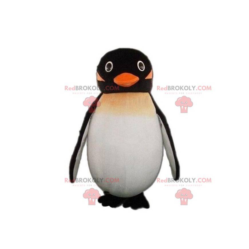 Mascote de pinguim, fantasia de pinguim, animal de bloco de