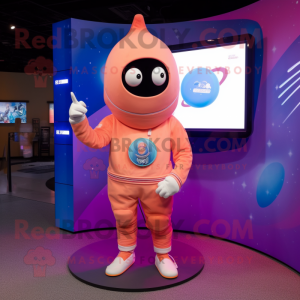 Peach Astronaut mascotte...