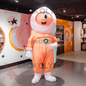 Peach Astronaut mascotte...