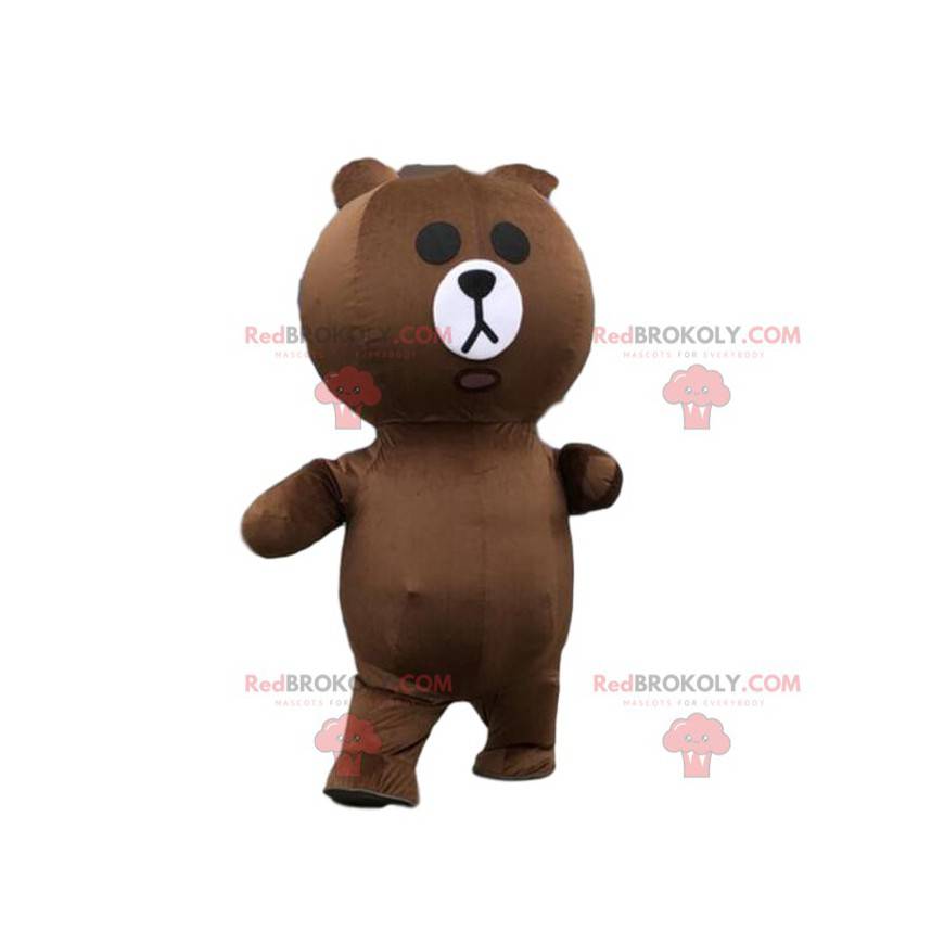 Mascotte d'ours gonflable, costume de nounours gonflable - Mascotte d'ours gonflable, costume de nounours gonflable -