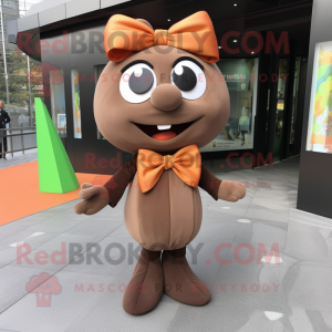 Personagem de mascote Brown...