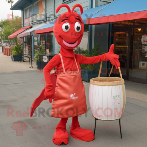 Red Shrimp Scampi mascotte...