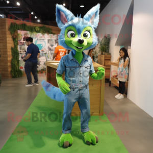 Green Fox maskot kostume...