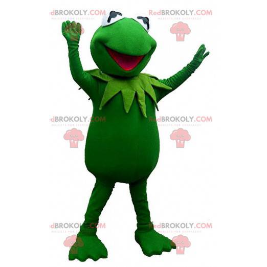 Mascot of Kermit, the famous fictional green frog -