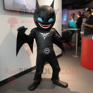 Black Manta Ray mascotte...