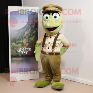Oliven Gyro maskot kostume...