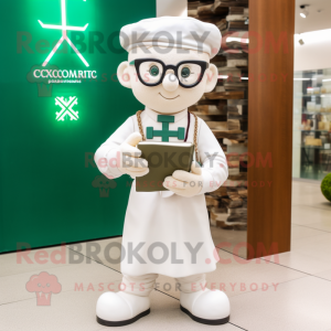 White Celtic Cross maskot...