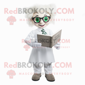 White Celtic Cross maskot...