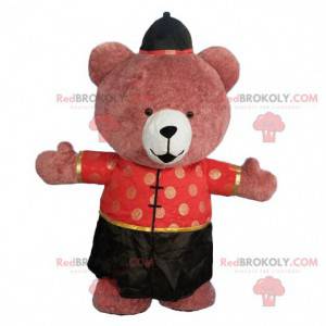 Mascota oso inflable, disfraz de oso asiático de 3 metros -