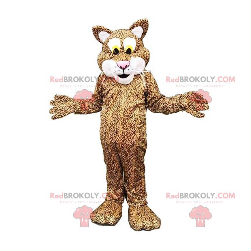 Leopard maskot, panter kostyme, plysj feline - Redbrokoly.com Leopard maskot, panter kostyme, plysj feline - Redbrokoly.com