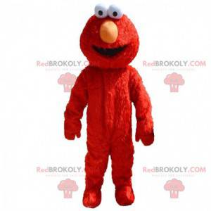 Mascot Elmo, famous red character from the Muppet Show -