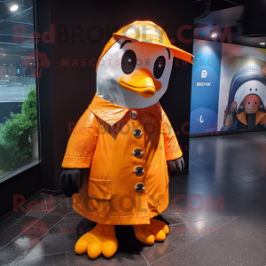 Orange Penguin mascotte...