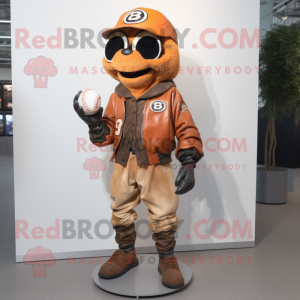 Rust Baseball Ball mascotte...