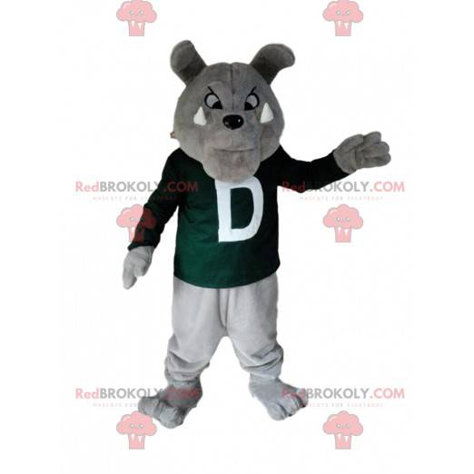 Bulldog mascot, dog costume, naughty dog - Redbrokoly.com