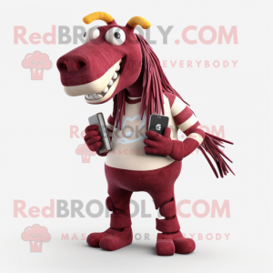 Maroon Quagga maskot...