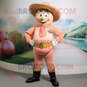 Peach Cowboy maskot drakt...