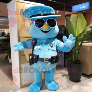 Sky Blue Police Officer...