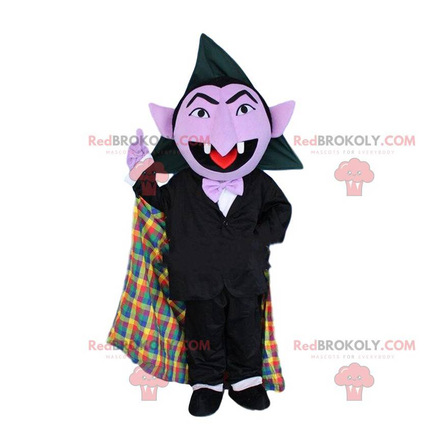 Vampyr maskot, Dracula kostyme, Halloween kostyme -