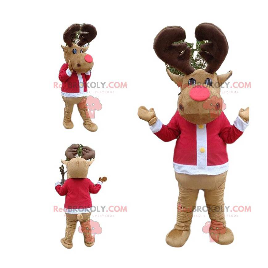 Rensdyr maskot, rensdyr kostume, rensdyr kostume -