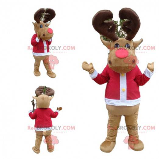 Rentiermaskottchen, Karibukostüm, Rentierkostüm - Redbrokoly.com