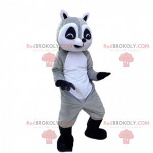 Raccoon mascot, polecat costume, forest animal - Redbrokoly.com